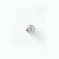 Perle d'espacement en acier inoxydable argenté pour la fabrication de bijoux DIY - Style B-126