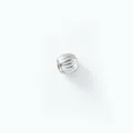 Perle intercalaire rainurée en acier inoxydable pour fabrication de bijoux et bracelets. - Style B-127