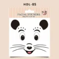 Halloween cartoon mouse facial stickers cute animal face temporary tattoo party decor - Mouse Facial Stickers