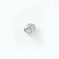 Perle d'espacement en acier inoxydable pour bijoux DIY, composant metallique argent - Style B-137