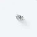 Perle d'espacement irrégulière en acier inoxydable pour la création de bijoux DIY. - Style B-147