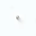 Perle intercalaire DIY en acier inoxydable, charm texturé irrégulier pour bracelets et colliers. - Style B-169