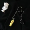 Simulierte Maiskette Anhänger kreativer lustiger Trend Streetstyle Zubehör Geschenk! - Gegrillter Mais