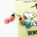 Handgemachte süße schlafende Baby Puppe Ohrringe rosa blaue Harz Ohrhänger Schmuck - Ohrhaken-Stil (E2020-68) / Rosa/Blau