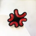 Süße Anime Wut Symbol Haarklammer lustige Acryl Haarnadel einzigartige Cartoon Haarschmuck - Wütender Ausdrucksstil / Nr. 2 (Wütendes Symbol)