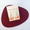 Weihnachten Bonbonbeutel Acryl Ohrringe süße Festtags Schmuck Variante Stil Auswahl - Stil B Nummer 1