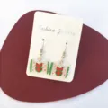 Weihnachts-Bonbon-Ohrringe, süße Cartoon festliche Feiertagsschmuck Accessoires. - Stil B Nummer 3