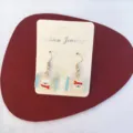Niedliche Weihnachts-Cartoon-Bonbontüten-Ohrringe mit Eisbären-Design, süßes Festtagsgeschenk. - Stil B Nummer 4