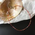 Bunte Perlen Halskette Bohème Ethnische Stil Perlen Choker Schmuck für Damen Mädchen Strand Party - Farbe 11 (Mehrfarbig)