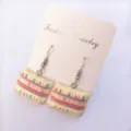 Weihnachten Süßigkeiten Kissen Ohrringe süß festliche Party Schmuck Geschenk für Damen - Stil D Nummer 4