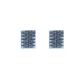 Modules de convertisseur de niveau électronique bleu de haute qualité, design PCB compact. - Boucles d'oreilles clous / Bleu