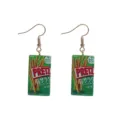 Kreative lustige Snack Miniatur Ohrringe, einzigartiges Lebensmittel Design Damen Ohrringe. - Design Nr. 9