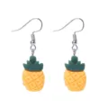 Süße Sommer Frucht Ananas Ohrringe für Damen Cartoon Harz Schmuck Geschenke Stil - Kleiner Ananas Ohrhaken