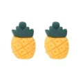 Süße Ananas Ohrstecker für Damen, schöne sommerliche Frucht Harz Ohrringe für Geschenke. - Kleiner Ananas Ohrstecker