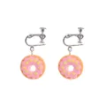 Süße handgefertigte Ton Donut Clip Ohrringe für süße Damen tägliche Modekleidung Stil. - Nr.4 Clip
