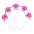 Pink Disco Ball Cowboy Hat Headband Retro 70s Party Hair Hoop Festival Costume Accessory - Mirror Headband