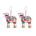 Pendientes colgantes de oveja estantería acrílico bonitos para mujer libro joyas nuevas - Estilo Oveja Divertida (6号)