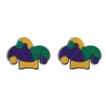 Σκουλαρίκια καρφωτά καπέλο γελωτοποιού Mardi Gras, πολύχρωμα κοσμήματα πάρτι καρναβαλιού. - Σχήμα Καπέλου Γελωτοποιού (Αρ. 6)