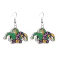 Festliche Mardi Gras Narr Hut Holz Ohrringe fur Karneval Party Damen Accessoires. - Stil 6 (Narrenkappe)