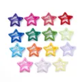 Colorful star hair clips set metal cute hollow BB clips for kids hair styling accessories - Smooth Random Mix