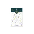 Tulip nail stickers, adhesive floral nail art decals, TS-1373 simple sketch tulip design. - Simple Sketch Tulip - New Relief (TS-1373)