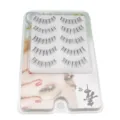 5 Paar natürliche künstliche Wimpern weiches transparentes Band handgemacht Make-up Werkzeuge - Fünf Paare Verjüngte Wimpern M2