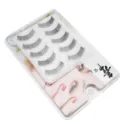 DINGSEN künstliche Wimpern natürliche weiche leichte Fake Wimpern Make-up 5 Paar - Fünf Paare Verjüngte Wimpern M13