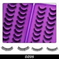 20 Paar künstliche Wimpern Buch Set, natürliche lange Volumen Fake Wimpern DZ05 Variante - DZ05 Stil / 20 Paar Packung