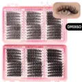 Cluster Wimpern Buch DMIX60 Rosa Mischgrößen 30P 50P 100P Professionelle DIY Wimpernverlängerung - DMIX60