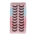 10 Paare künstliche Wimpern natürlicher Look Make-up Cosplay weiche lange Wimpern Set - 10 Paare (SA201)