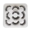 Flauschige künstliche Wimpern Set dramatisches Volumen weiche Fake Eyelashes Make-up. - DSD02 Stil / 5 Paar Set