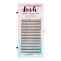 Hochwertige künstliche Wimpern natürliche Fee Cluster Wimpern für professionelles Augen Make-up - A Wimpern 12MM / Weiße Box 12 Reihen