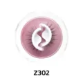 Selbstklebende künstliche Wimpern Z302 kleberlos natur Look Make-up Kosmetik Box - Segmentierter Halbmond (Z302)