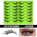 Katze Wimpern künstliche Wimpern dick flauschig fuchsauge dramatische falsche Wimpern Make-up - MY026 Stil (MY026)