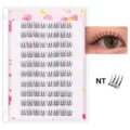 Segmentierte künstliche Wimpern 10 Reihen klebefrei DIY natürliches Augen-Make-up Variante. - Weiße Box Kleberfreier Girlgroup 3.0-Stil (NT) / 10 Reihen
