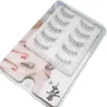Natürliche künstliche Wimpern Set weiche handgemachte Fake Eyelashes Make-up Beauty Tool - Fünf Paare Verjüngte Wimpern H33