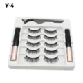 Magnetisches Falsche Wimpern Set 5 Paar Wimpern mit 2 Eyeliner und Applikator Y-4 - Y-4