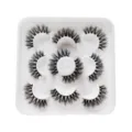 Flauschiges dramatisches künstliches Wimpernset unordentlicher dichter Stil 5 Paar Kosmetik - Wispy Voluminöser Stil (DSD27)