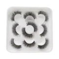 Flauschige künstliche Wimpern Set, voluminöses zerzaustes Design für dramatischen Augenaufschlag. - Wispy Voluminöser Stil (DSD13)