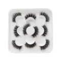 Flauschiges kuenstliches Wimpern Set voluminoeses Make-up dichte weiche synthetische L - Wispy Voluminöser Stil (DSD15)