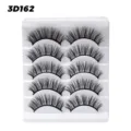 3D künstliche Wimpern natürliches Volumen falsche Wimpern 5 Paar Make-up Augenverlängerung - 5 Paare 3D162