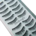10 Paare 3D Künstliche Wimpern Natürliche Dicke Voluminöse Weiche Wiederverwendbare Wimpern - Gekräuselter Stil (3D-154)