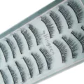 3D künstliche Wimpern Multipack natürlich dick geschwungen weich handgemacht Wimpern Make-up - Dicker Gekräuselter Stil (3D-155)
