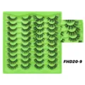 20 Paar Falsche Wimpern Set Natuerlich Dichtes Volumen Kuenstliche Wimpern FHD20-9 Variante - FHD20-9