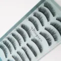 10 Paar 3D künstliche Wimpern natürliche dichte lockige Fake Lashes Make-up Set - Gekräuselter 3D Stil (3D-158)