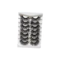 Dramatische flauschige künstliche Wimpern 6 Paar lange dicke Volumen Fake Wimpern Set - Struppiger Langer Stil (DSC02) / 7 Paare Set