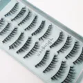 10 Paare 3D Falsche Wimpern Künstliche Wimpern Natürliche Dichte Lockige Wimpern Make-up Set - Mehrschichtiger Dicker Stil (3D-160)