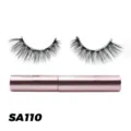 Magnetische Wimpern Set Wiederverwendbare Falsche Wimpern mit Eyeliner Natürlicher Look - Schlanker Natürlicher Stil (SA110)