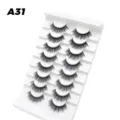 Künstliche Wimpern Mehrere Paare Set Natürliche Dicke Volumen Wimpern Make-up Beauty Tool - Dichter Stil (A31)