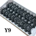 Y9 flauschige künstliche Wimpern 10 Paar Set, dramatisches Volumen Make-up Zubehör. - 10 Paare (Y9)